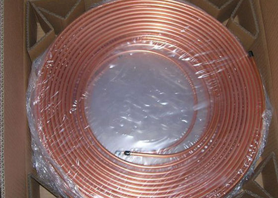 Kupferrohr-Rohr C10100 C10200 C11000, 5 8 Zoll-Kupferrohr für Kühlschrank