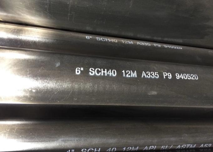 Astm A335 nahtlose Rohr-Stahlrohr-Standardgrößen des legierter Stahl-Rohr-T91 T22 P22 P11 P12 P22 P91 P92