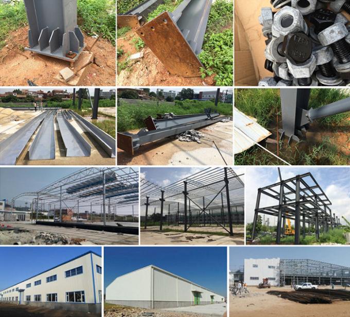 Vorfabrizierte Stahlrahmen-Stahlkonstruktions-Lager-Werkstatt-Fabrik benutzen Stahlkonstruktions-Gebäude