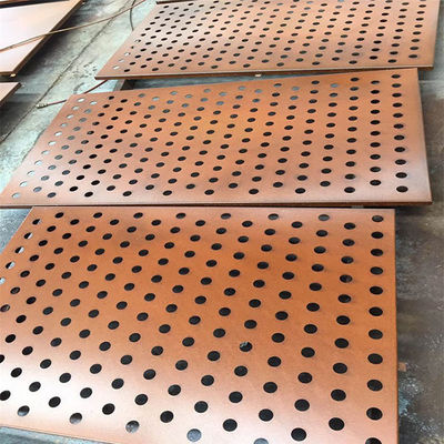 Materielles niedriges Stahlplatten-Wand-Blatt Legierung Corten mit Laser-Ausschnitt