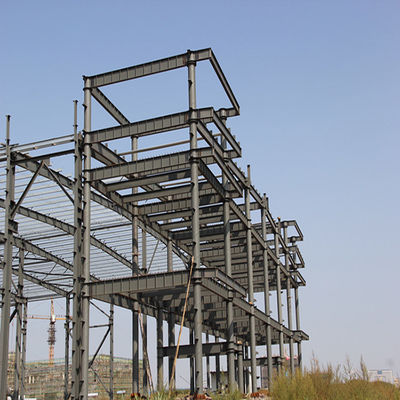 Stahlkonstruktions-Gebäude des große Spannen-Lager-1000sqm malte