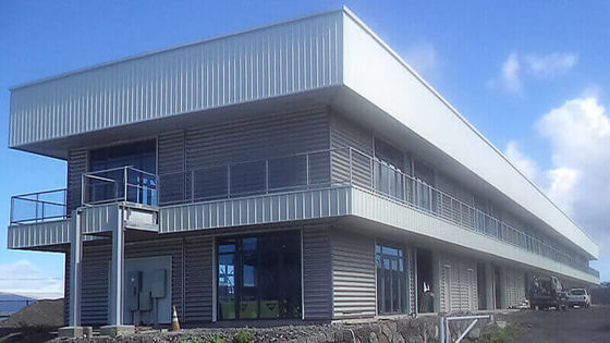 Stahlkonstruktions-Gebäude-Glasfaser-Sandwich-Platte Lager-/Hangar-ODM