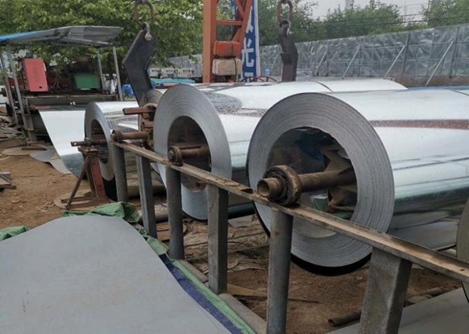 Tianjin Z40 Z60 walzte heiße eingetauchte galvanisierte Stahlspule für Baumaterial kalt